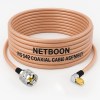 RG142 Premium RF Coaxial Cable with UHF Male to SMA Male Right Angle Connector | Low Loss PTFE Cable for Antennas, Radios & Industrial Use