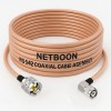 RG142 Premium RF Coaxial Cable with UHF Male to TNC Male Right Angle Connector | Durable PTFE Low Loss Cable for Radios, Antennas & Industrial Use