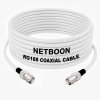 RG188 Premium RF Coaxial Cable BNC Female to BNC Female Connector Low-Loss, Shielded High-Frequency Cable for Test, CCTV & Communication Systems