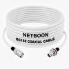 RG188 Pro-Grade RF Coaxial Cable BNC Female to TNC Female Bulkhead Connector Low-Loss, Shielded RF Cable for Lab, Telecom & Industrial Use (1) RG188 Pro-Grade RF Coaxial Cable BNC Female to TNC Female Bulkhead Connector Low-Loss, Shielded RF Cable for Lab, Telecom & Industrial Use