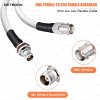 RG188 Pro-Grade RF Coaxial Cable BNC Female to TNC Female Bulkhead Connector Low-Loss, Shielded RF Cable for Lab, Telecom & Industrial Use (2) RG188 Pro-Grade RF Coaxial Cable | BNC Female to TNC Female Bulkhead Connector | Low-Loss, Shielded RF Cable for Lab, Telecom & Industrial Use