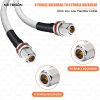 RG188 RF Coaxial Cable | N Female Bulkhead to N Female Bulkhead Connector | Heavy-Duty Low-Loss Cable for Telecom, Panels & Industrial RF Systems