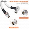 RG188 RF Coaxial Cable | SMA Male Right Angle to TNC Female Bulkhead | Low-Loss Shielded High-Frequency Cable for Telecom & Industrial Systems