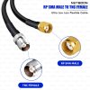 RG213 Flexible Ultra Low Loss RF Coaxial Cable with RP-SMA Male to TNC Female Connector for High-Performance Wireless & RF Applications (2) RG213 Flexible Ultra Low Loss RF Coaxial Cable with RP-SMA Male to TNC Female Connector for High-Performance Wireless & RF Applications