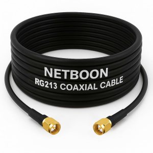 RG213 Flexible Ultra Low Loss RF Coaxial Cable with SMA Male to SMA Male Connector for High-Precision Wireless & RF Applications (1) RG213 Flexible Ultra Low Loss RF Coaxial Cable with SMA Male to SMA Male Connector for High-Precision Wireless & RF Applications