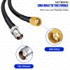 RG213 Flexible Ultra Low Loss RF Coaxial Cable with SMA Male to TNC Female Connector for High-Precision Wireless & RF Applications (2) RG213 Flexible Ultra Low Loss RF Coaxial Cable with SMA Male to TNC Female Connector for High-Precision Wireless & RF Applications