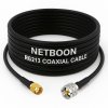 RG213 Flexible Ultra Low Loss RF Coaxial Cable with SMA Male to UHF Male Connector for High-Performance Wireless & RF Systems (1) RG213 Flexible Ultra Low Loss RF Coaxial Cable with SMA Male to UHF Male Connector for High-Performance Wireless & RF Systems