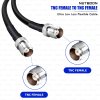 RG213 Flexible Ultra Low Loss RF Coaxial Cable with TNC Female to TNC Female Connector for High-Performance RF & Wireless Systems (2) RG213 Flexible Ultra Low Loss RF Coaxial Cable with TNC Female to TNC Female Connector for High-Performance RF & Wireless Systems