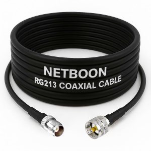 RG213 Flexible Ultra Low Loss RF Coaxial Cable with TNC Female to UHF Male Connector for Professional Wireless & RF Integration (1) RG213 Flexible Ultra Low Loss RF Coaxial Cable with TNC Female to UHF Male Connector for Professional Wireless & RF Integration