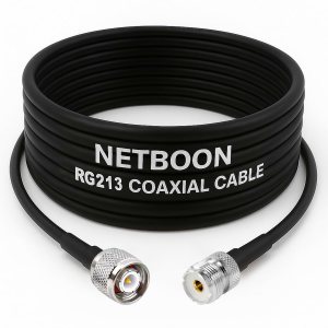 RG213 Flexible Ultra Low Loss RF Coaxial Cable with TNC Male to UHF Female Connector for Professional Wireless & RF Communication (1) RG213 Flexible Ultra Low Loss RF Coaxial Cable with TNC Male to UHF Female Connector for Professional Wireless & RF Communication