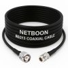 RG213 High-Performance Ultra Low Loss Flexible RF Coaxial Cable with TNC Male to N Female Connector for Industrial, Telecom & Wireless RF Systems