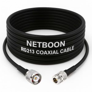 RG213 High-Performance Ultra Low Loss Flexible RF Coaxial Cable with TNC Male to N Female Connector for Industrial, Telecom & Wireless RF Systems (1) RG213 High-Performance Ultra Low Loss Flexible RF Coaxial Cable with TNC Male to N Female Connector for Industrial, Telecom & Wireless RF Systems