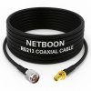 RG213 Ultra Low Loss Flexible RF Coaxial Cable Assembly with N Male to SMA Female Connector for High-Performance Telecom & Industrial Use (1) RG213 Ultra Low Loss Flexible RF Coaxial Cable Assembly with N Male to SMA Female Connector for High-Performance Telecom & Industrial Use