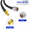 RG213 Ultra Low Loss Flexible RF Coaxial Cable Assembly with N Male to SMA Female Connector for High-Performance Telecom & Industrial Use (2) RG213 Ultra Low Loss Flexible RF Coaxial Cable Assembly with N Male to SMA Female Connector for High-Performance Telecom & Industrial Use