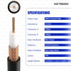 RG213 Ultra Low Loss Flexible RF Coaxial Cable Assembly with N Male to SMA Female Connector for High-Performance Telecom & Industrial Use (5) RG213 Ultra Low Loss Flexible RF Coaxial Cable Assembly with N Male to SMA Female Connector for High-Performance Telecom & Industrial Use