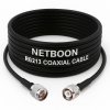 RG213 Ultra Low Loss Flexible RF Coaxial Cable Assembly with N Male to TNC Male Connector
