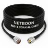 RG213 Ultra Low Loss Flexible RF Coaxial Cable Assembly with N Male to UHF Male Connector for Telecom, Wireless, Radio & Industrial Applications (1) RG213 Ultra Low Loss Flexible RF Coaxial Cable Assembly with N Male to UHF Male Connector for Telecom, Wireless, Radio & Industrial Applications