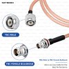 RG316 Coaxial Cable Assembly TNC Male to TNC Female Bulkhead Connector High-Performance RF Cable (2) RG316 Coaxial Cable Assembly TNC Male to TNC Female Bulkhead Connector | High-Performance RF Cable