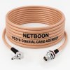 RG316 Coaxial Cable with CRC9 Male Right Angle to TNC Female Bulkhead Connector Low Loss RF Cable for LTE, IoT, Antennas & Wireless Systems