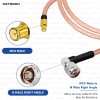 RG316 Coaxial Cable with MCX Male to N Male Right Angle Connector Low Loss RF Cable for IoT Devices, Antennas, Wireless, SDR & Telecom Applications (2) RG316 Coaxial Cable with MCX Male to N Male Right Angle Connector | Low Loss RF Cable for IoT Devices, Antennas, Wireless, SDR & Telecom Applications