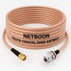 RG316 Coaxial Cable with RP-SMA Male to N Female Bulkhead Connector Low Loss PTFE RF Cable for IoT, Routers, SDR, Antennas & Wireless Systems