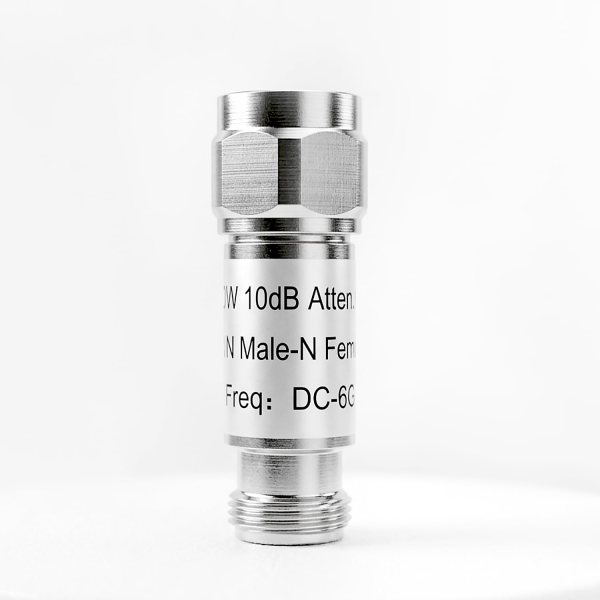 10dB RF Signal Attenuator, 2W N Type Male to Female, DC–6GHz Coaxial Fixed Attenuator (1) N Male to N Female RF Attenuator 2W 10dB DC–6GHz | 50 Ohm Coaxial Fixed Attenuator for RF, Antenna & Testing
