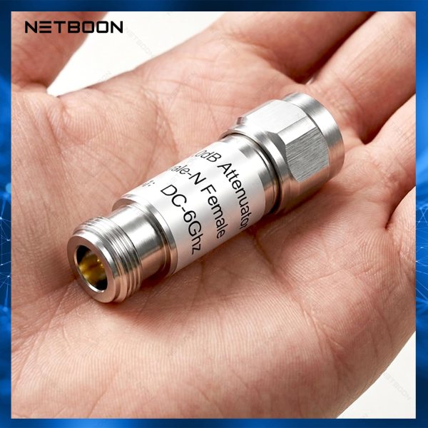 10dB RF Signal Attenuator, 2W N Type Male to Female, DC–6GHz Coaxial Fixed Attenuator (4) N Male to N Female RF Attenuator 2W 10dB DC–6GHz | 50 Ohm Coaxial Fixed Attenuator for RF, Antenna & Testing