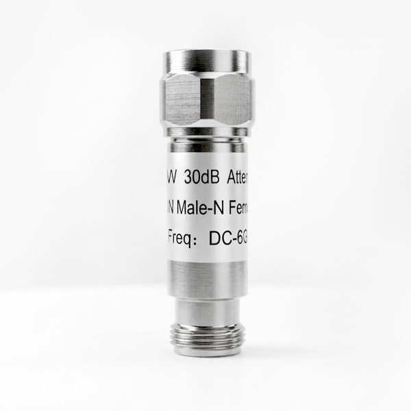 N Male to N Female RF Attenuator 2W 30dB DC–6GHz 50 Ohm Coaxial Fixed Attenuator for RF, Antenna & Testing (1) N Male to N Female RF Attenuator 2W 30dB DC–6GHz 50 Ohm Coaxial Fixed Attenuator for RF, Antenna & Testing