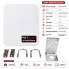 9dBi UHF RFID Panel Antenna (866–925 MHz) | High-Gain Directional RFID Reader for FASTag, Toll Collection & Asset Tracking