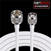 hlf200cable with n male to rptnc male connector (2) HLF 200 Low Loss RF Coaxial Cable with N Male to RP-TNC Male Connector