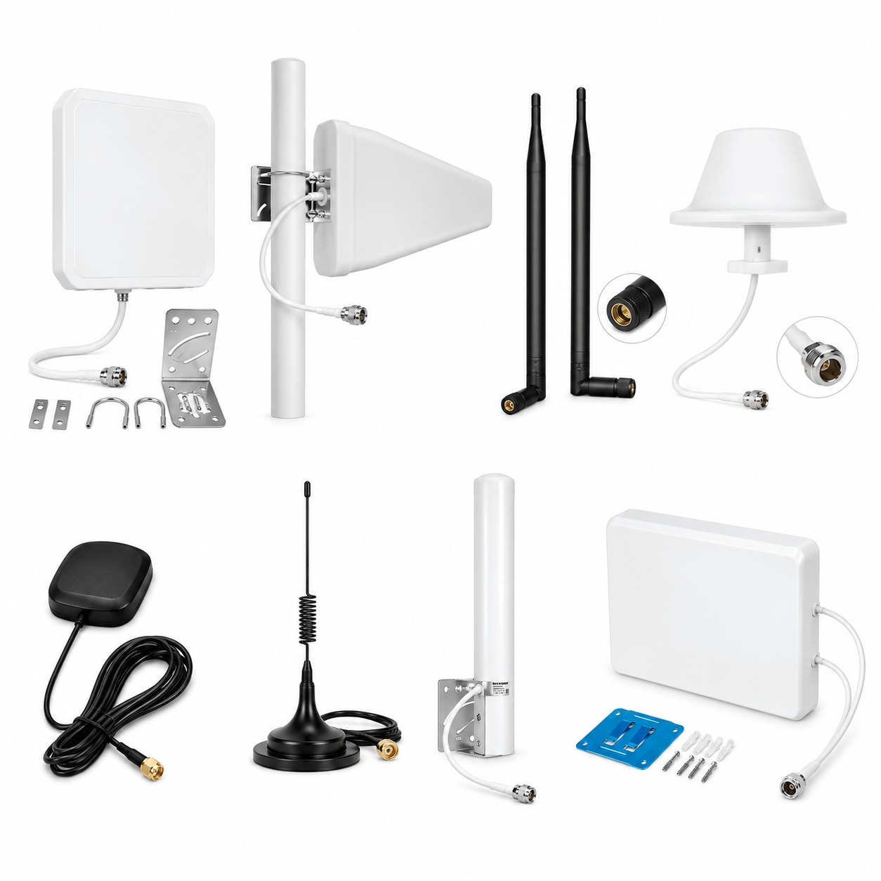 5G RF antenna, Sub-6 GHz antenna, mmWave antenna, 5G MIMO antenna, Massive MIMO antenna, RF patch antenna, panel antenna, omnidirectional antenna