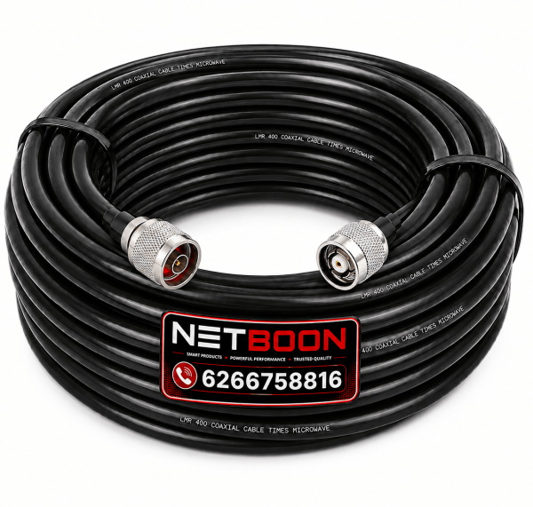 LMR400 NM to RP TNC M LMR400 Ultra Flexible Low Loss Coaxial Cable